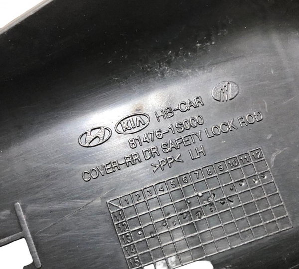 Acabamento Fechadura Porta Traseira Esquerda Hb20 2015