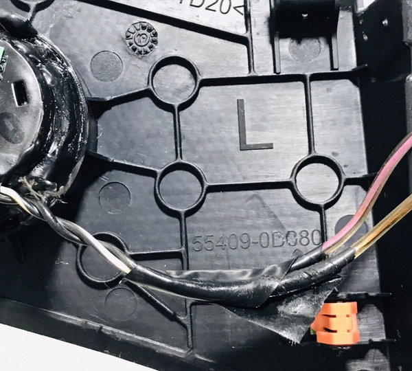 Moldura Grade Tweeter Lado Esquerdo Toyota Yaris 1.5 2020