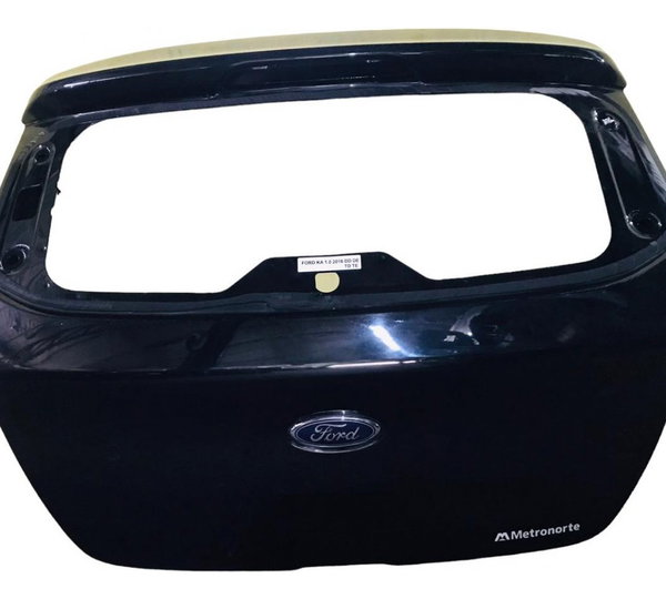 Tampa Traseira Ford Ka 1.0 2016 Cor Preta Original Foto