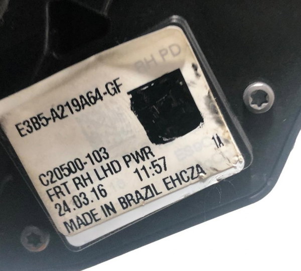 Fechadura Porta Dianteira Direita Ford Ka 1.0 3cc 2016