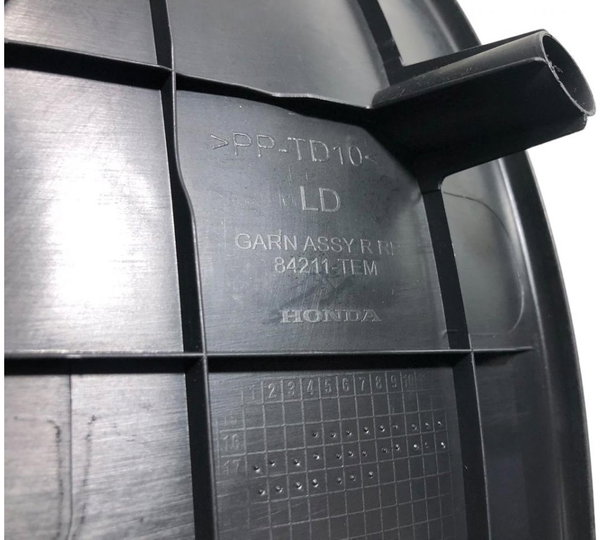 Acabamento Direito Porta Malas Honda Civic G10 2017/2020 Original Foto