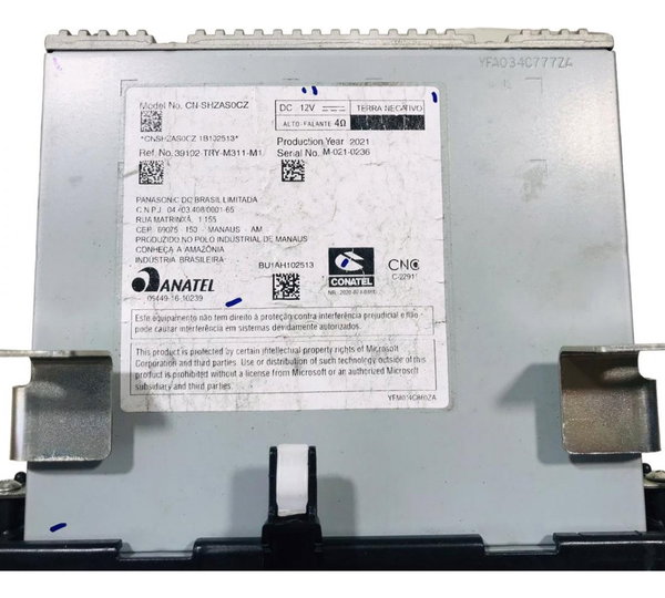 Radio Multimídia Honda Wr-v 1.5 2021