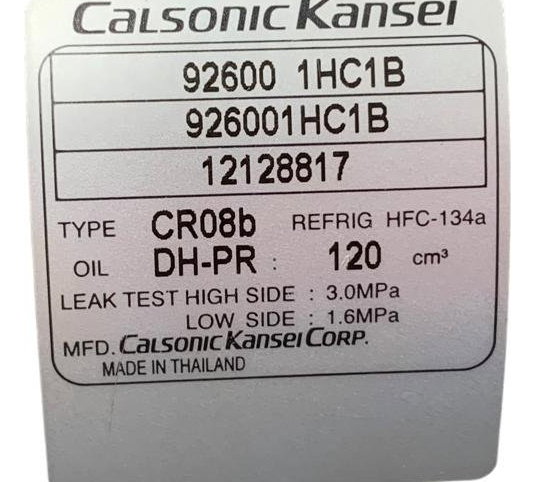 Compressor Ar Condicionado Nissan March 1.6 2013