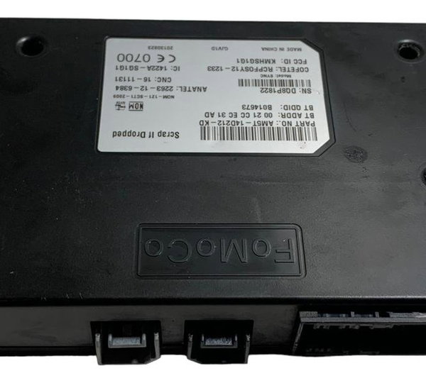 Módulo Central Interface Sync Bluetooth Ford New Fiesta 2013