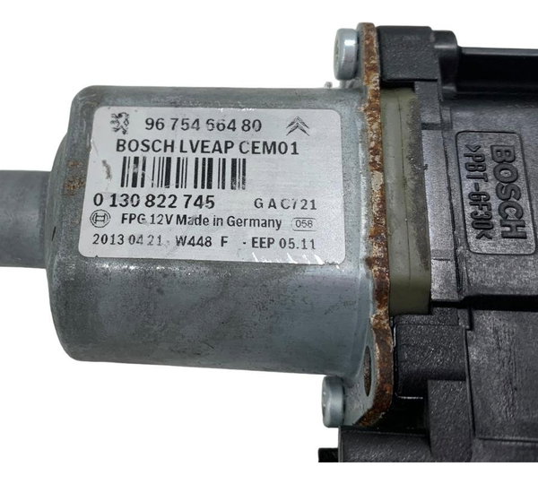Motor Máquina Vidro Traseiro Esquerdo Peugeot 308 2015