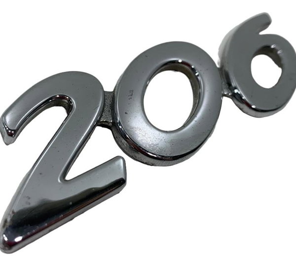 Emblema Tampa Traseira 206 Peugeot 206