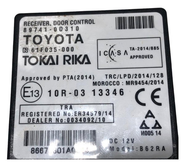Módulo Controle Toyota Yaris 2020