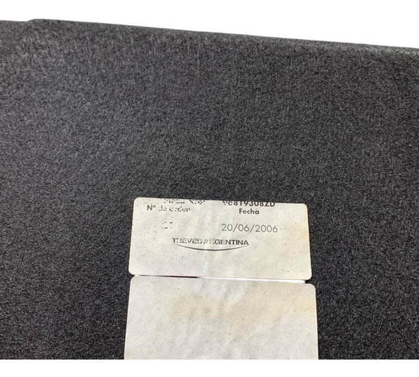 Forro Interno Carpete Tampa Traseira Peugeot 307 Sedan 2007