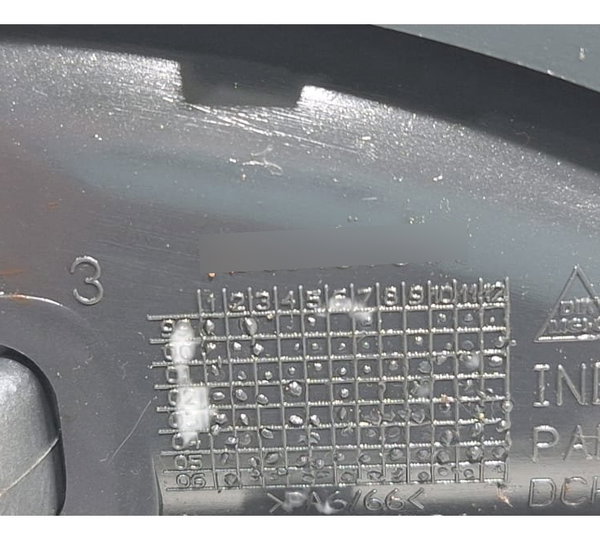 Maçaneta Int. Tras. Direita Citröen Xsara 2001-12 - Detalhe