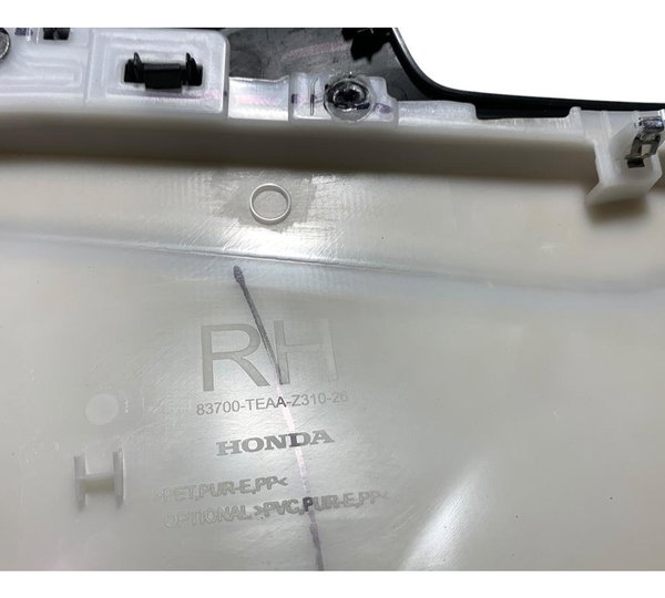 Forro Porta Traseiro Direito Honda Civic G10 2017/2019