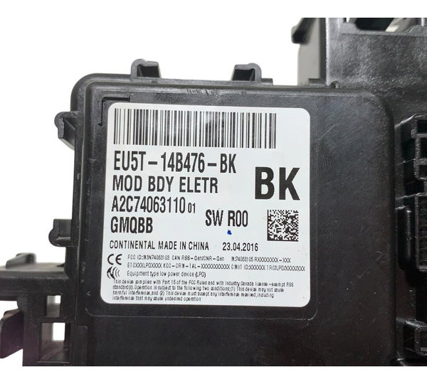 Módulo Bsi Caixa Fusível Ford Ka 1.0 2016 Eu5t-14b476-bk