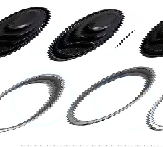 Kit 4 Moldura E Difusor Prata Saída De Ar Gol 2011