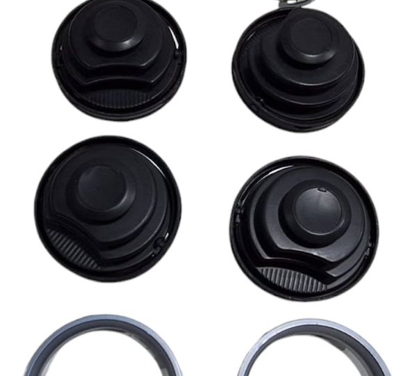 Kit Moldura Prata Difusor Saída De Ar Gol Parati G4 G5