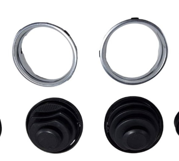 Kit Moldura Cromada Difusor Saída De Ar Gol Parati G4 G5