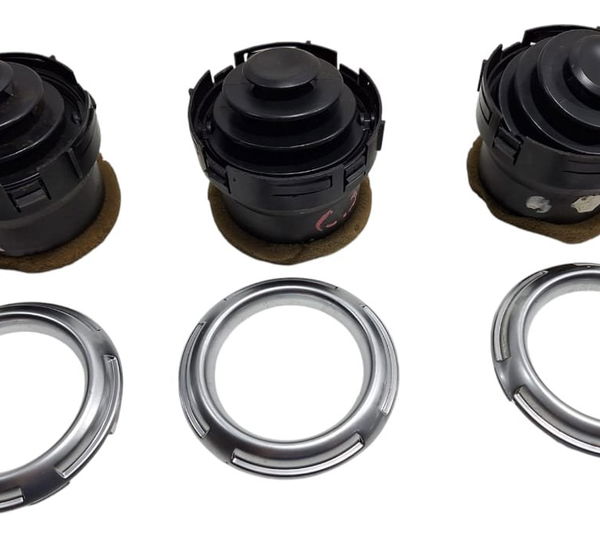 Kit Difusor Ar Do Painel C/ Moldura Cromada C3 2013-17