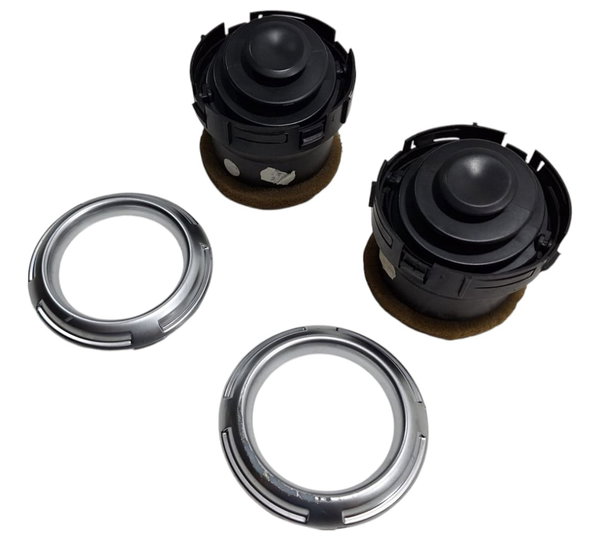 Par Difusor De Ar C/ Moldura Cromada C3 2013-17 - Detalhe