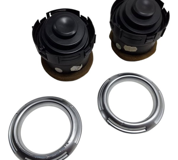 Par Difusor De Ar C/ Moldura Cromada C3 2013-17 - Detalhe