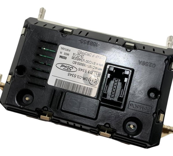 Tela Display Computador Bordo Ford New Fiesta 014 C/trincado
