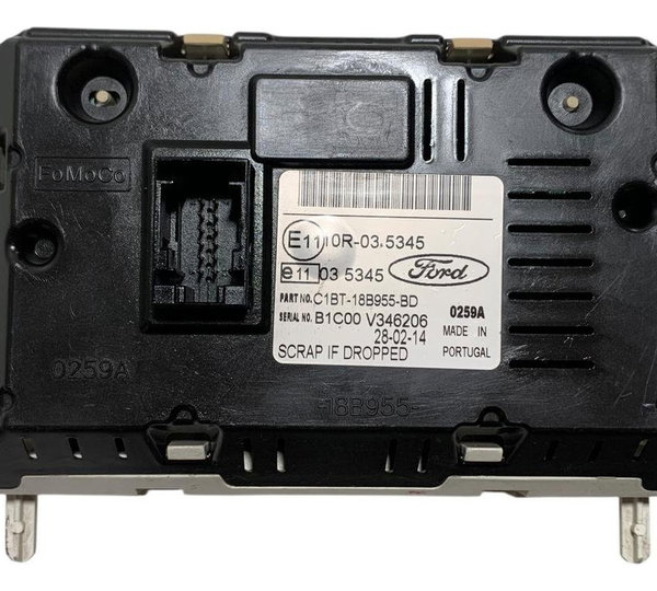 Tela Display Computador Bordo Ford New Fiesta 014 C/trincado