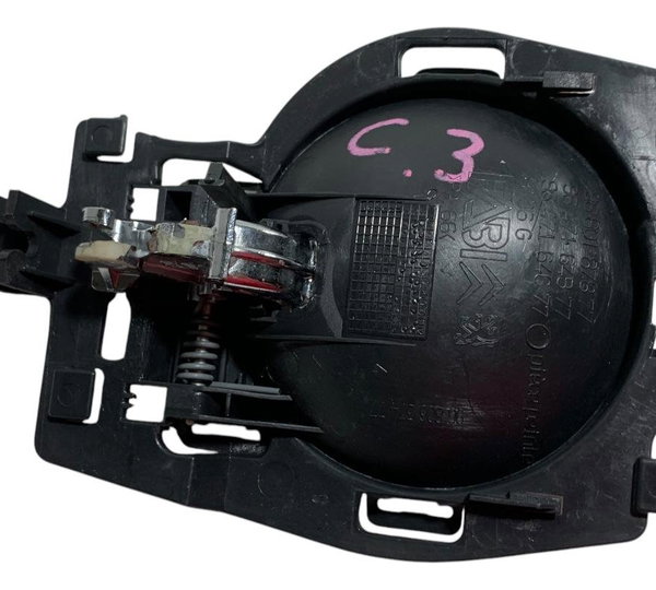 Maçaneta Interna Porta Esquerda Citroen C3 2003/2009 Original Foto