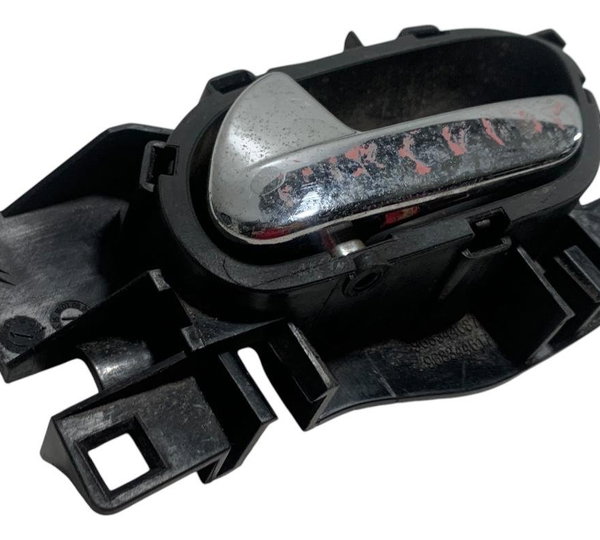 Maçaneta Interna Esquerda Cromada Citroen C3 2012/2015 Original Foto