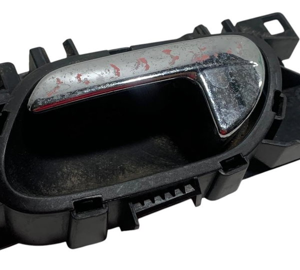 Maçaneta Interna Esquerda Cromada Citroen C3 2012/2015 Original Foto