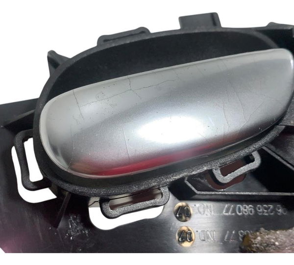 Maçaneta Interna Direita Peugeot 206 207 Hoggar 1999/2014 Original Foto