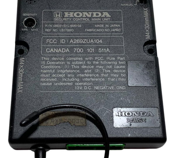 Modulo Conforto Alarme Honda Civic 1999/2005