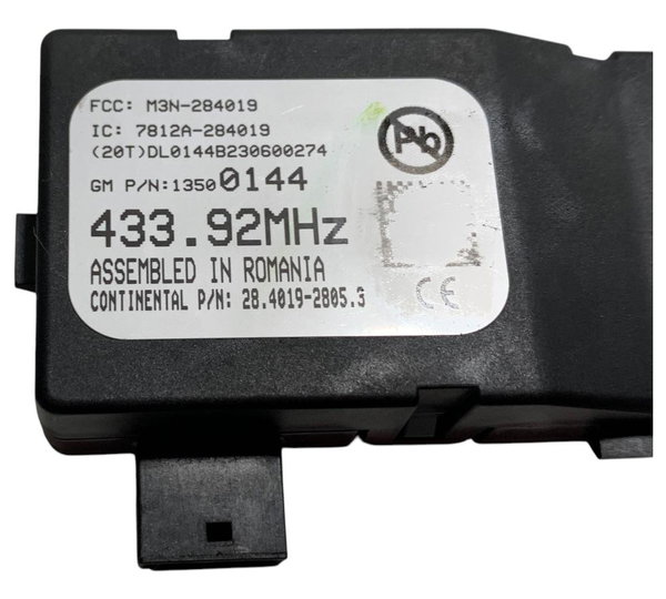 Módulo Central Controle Remoto Chevrolet Onix Prisma 2014