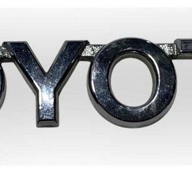 Letreiro Escrita Toyota Tampa Traseira Toyota Etios 2017