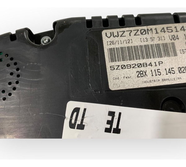 Painel Instrumentos Volkswagen Fox 1.6 2010/2014 C/detalhe
