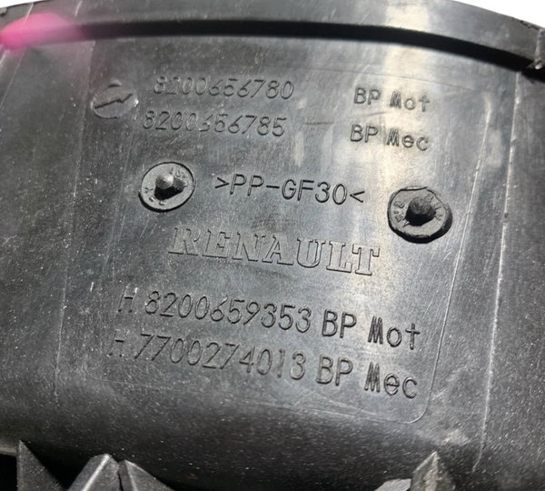 Caixa Filtro De Ar Sandero 1.6 8v 2015/2018 Sem Tampa Detalh