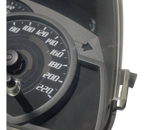 Painel Instrumento Ford Ka Cinza Escuro 2008/2013 (detalhe)