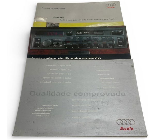 Manual Proprietário Original Audi A3 1.8 1997/1998