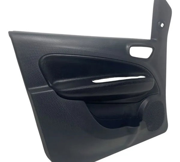 Forro Porta C/ Couro Dianteiro Esq. Fiat Uno Way 2015/2020 Preto