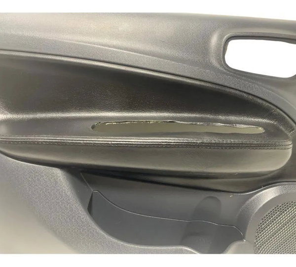 Forro Porta C/ Couro Dianteiro Esq. Fiat Uno Way 2015/2020 Preto