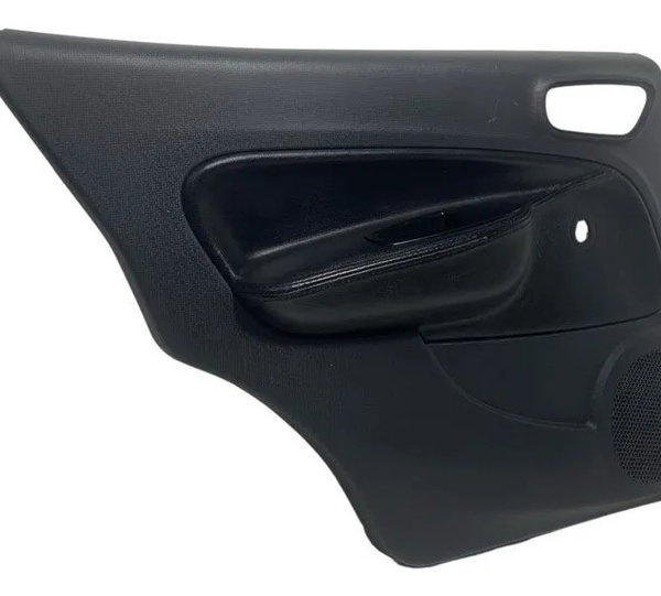 Forro Porta C/ Couro Tras Esquerdo Fiat Uno Way 2015/2020 Preto