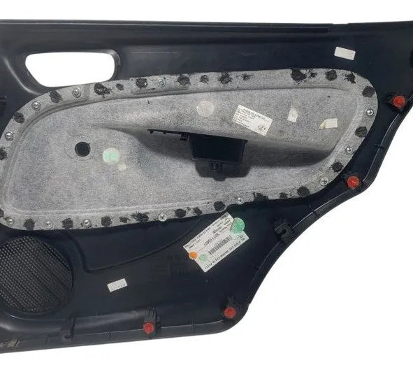 Forro Porta C/ Couro Tras Esquerdo Fiat Uno Way 2015/2020 Preto