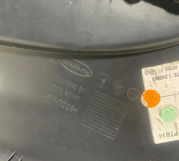 Forro Porta C/ Couro Tras Esquerdo Fiat Uno Way 2015/2020 Preto