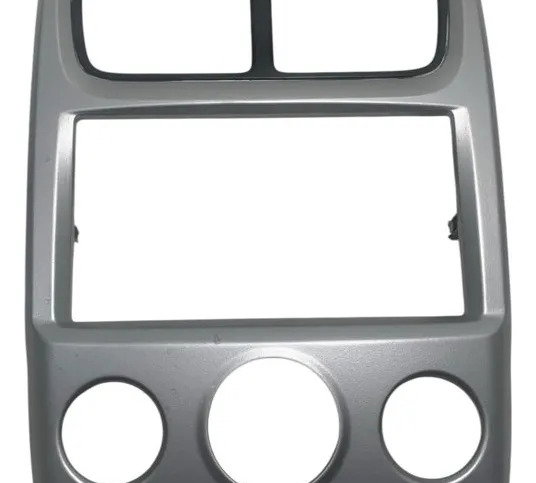 Moldura Painel Central Kia Sportage 2007/2010 Prata/preto