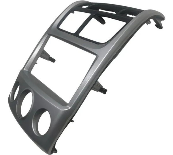Moldura Painel Central Kia Sportage 2007/2010 Prata/preto