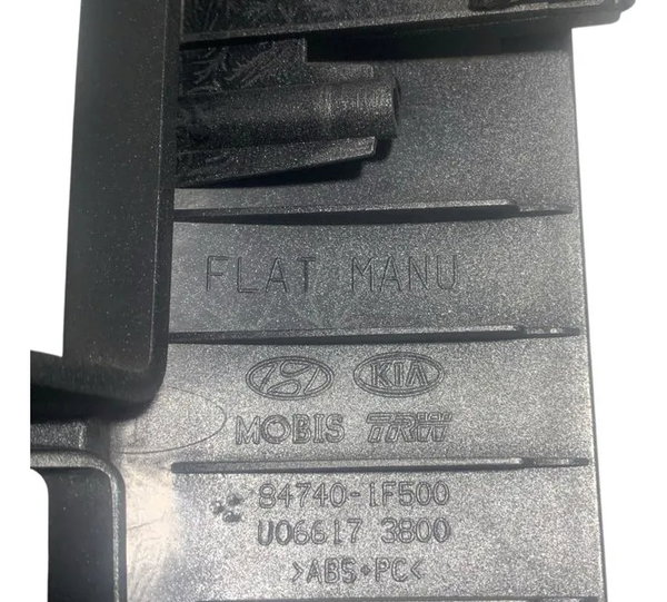 Moldura Painel Central Kia Sportage 2007/2010 Prata/preto