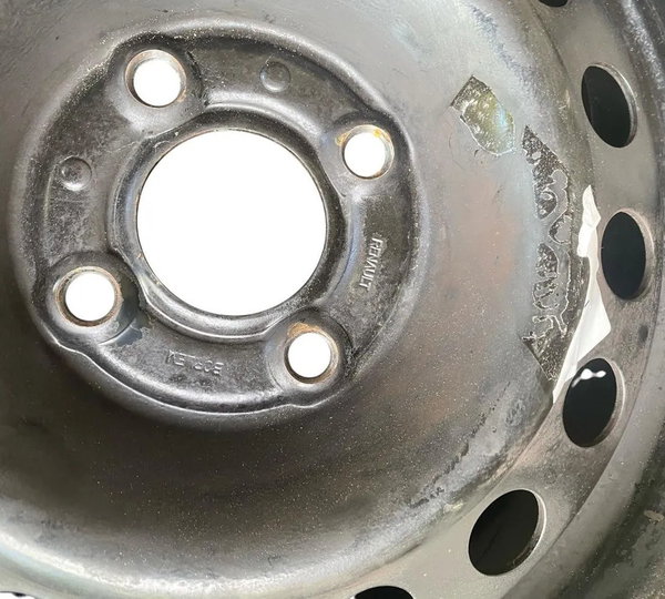 Roda De Ferro Aro 14 Citroen C3 C4 Xsara Picasso Aircross Preto