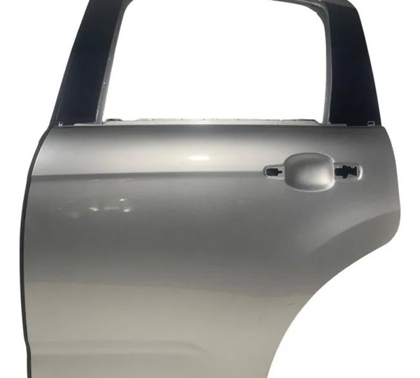 Porta Traseira Esquerda Citroen C3 1.5 2013/2020 Traseira Esquerdo Prateado