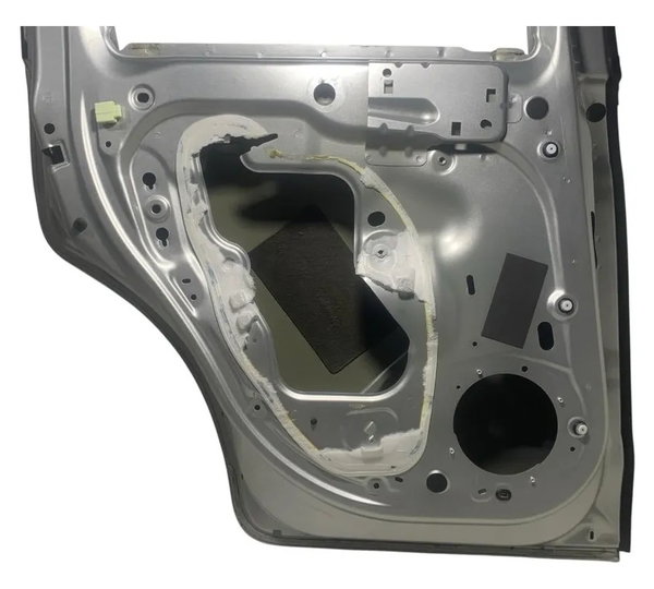 Porta Traseira Esquerda Citroen C3 1.5 2013/2020 Traseira Esquerdo Prateado