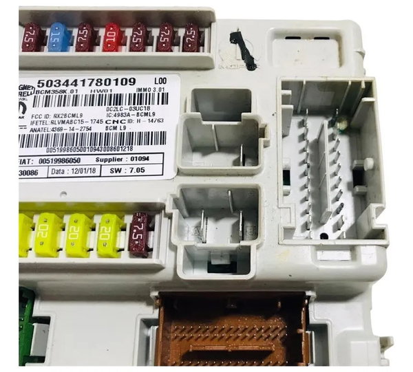 Caixa De Fusível Fiat Argo Drive 1.0 2018 503441780109