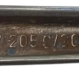 Maçaneta Externa Metal Fusca Lado Esquerdo Original Prateado Dianteira
