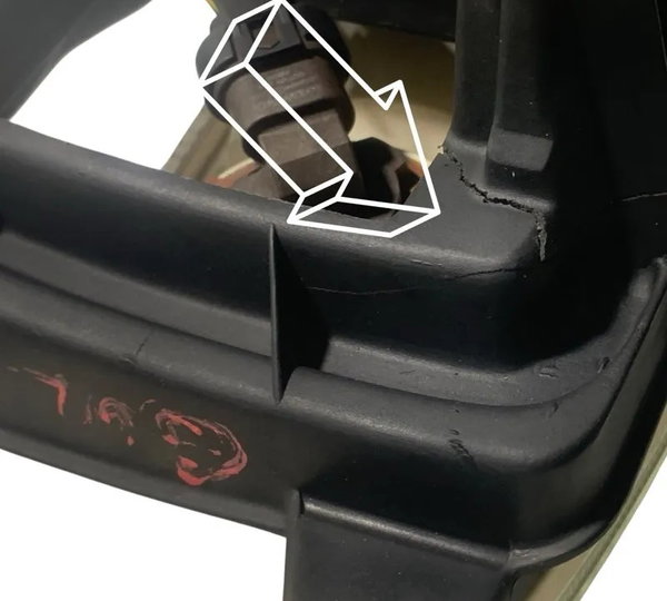 Farol Dianteiro Esquerdo Vidr. Golf 1991 A 2003 C/detalhe Esquerdo/motorista