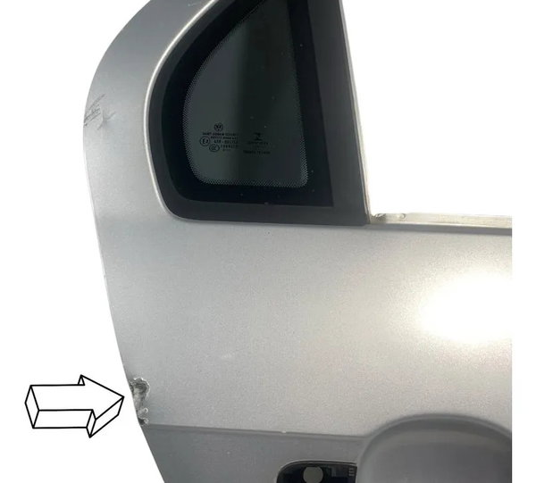 Porta Traseira Direita Gol G5 1.0 2009 A 2013 C/detalhe Traseira Direita Prateado
