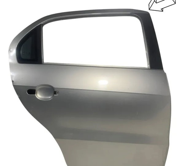 Porta Traseira Direita Gol G5 1.0 2009 A 2013 C/detalhe Traseira Direita Prateado